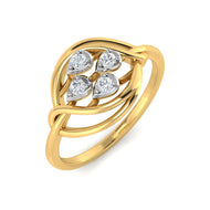 Mesmerising Glimmering 9K Diamond Ring