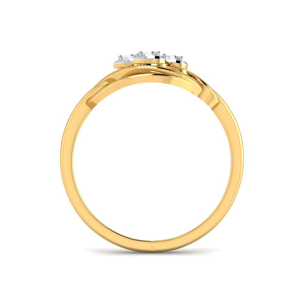 Mesmerising Glimmering 9K Diamond Ring