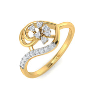 Enchanting Shimmer 9K Diamond Ring