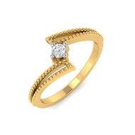 Soft Gleam 9K Diamond Ring