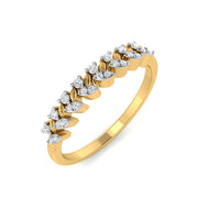 Mesmeric Glimmer Diamond Ring 9K