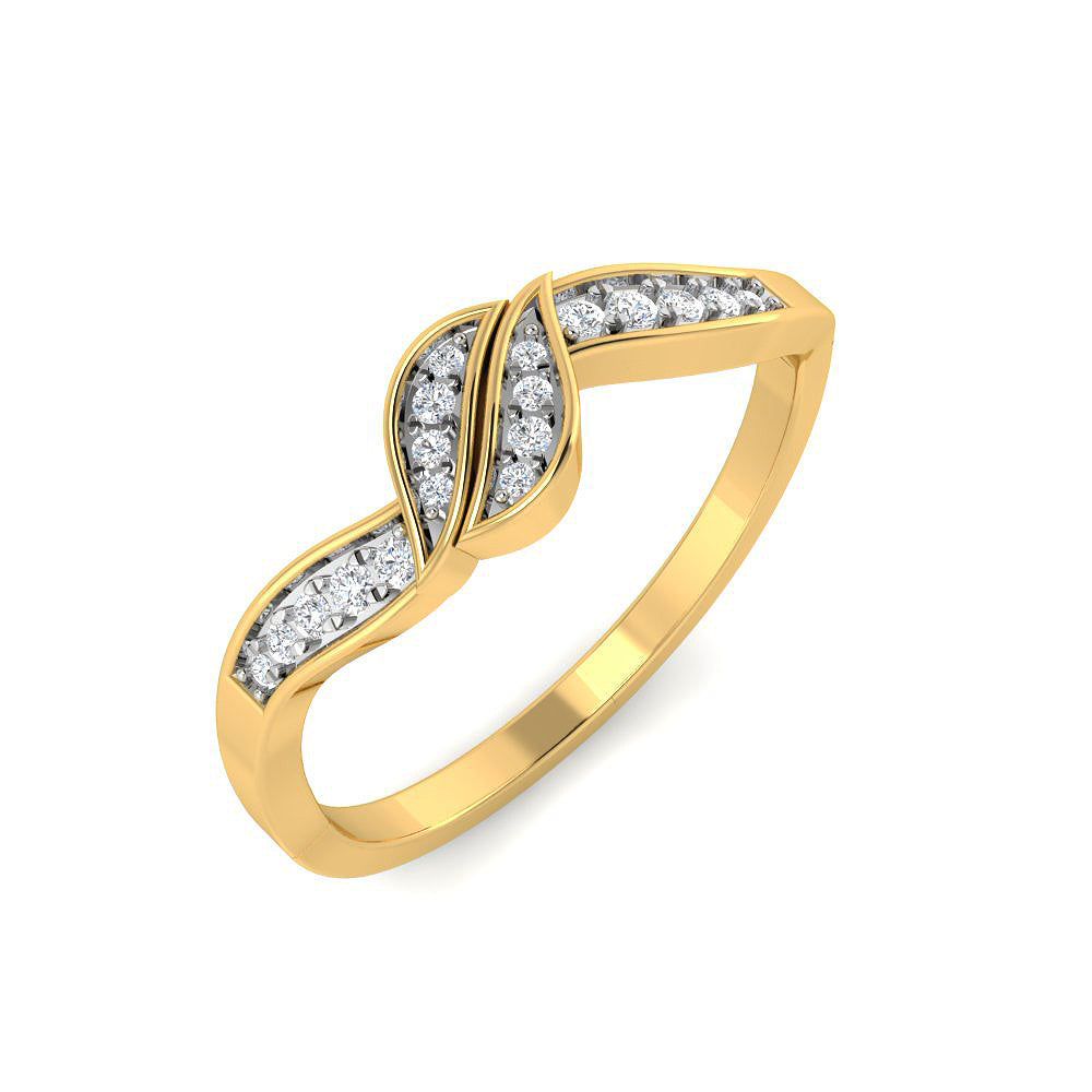 Bold and Dazzling 9K Diamond Ring