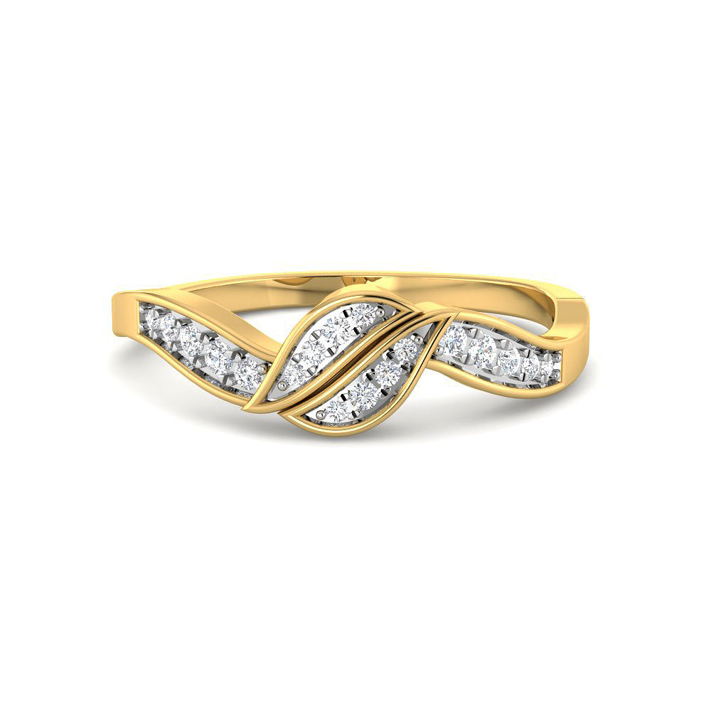 Bold and Dazzling 9K Diamond Ring