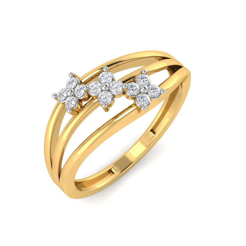 Mesmerising Glow 9K Diamond Ring