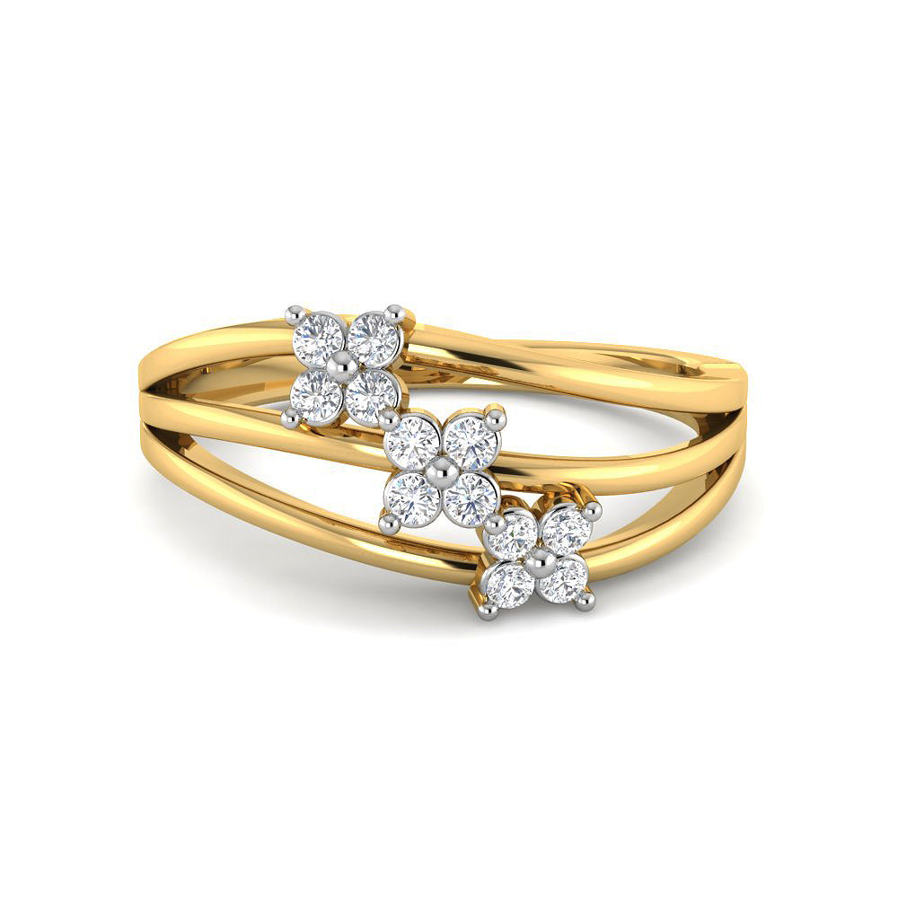 Mesmerising Glow 9K Diamond Ring