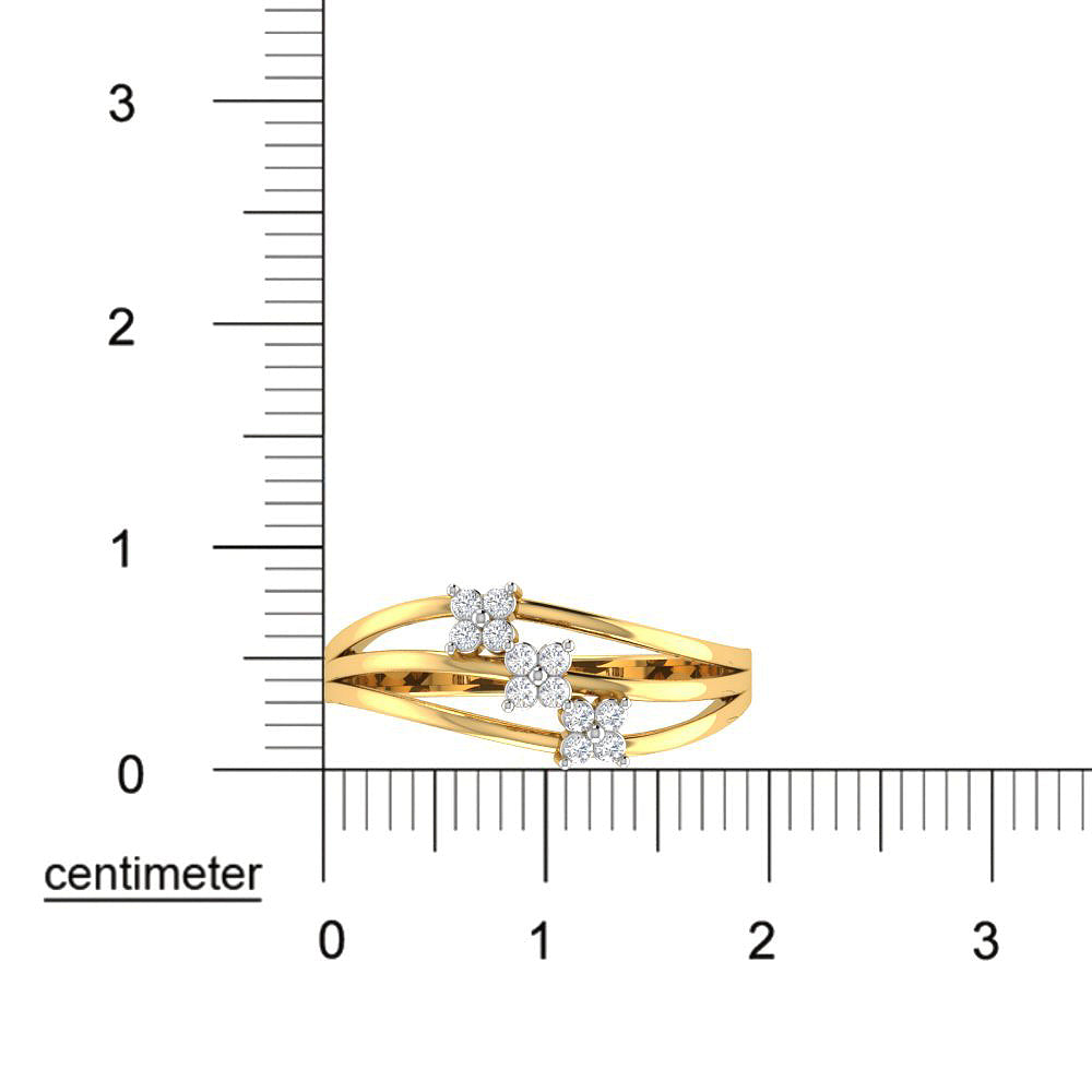 Mesmerising Glow 9K Diamond Ring