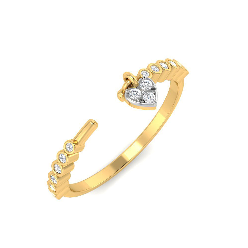 Magnetic Grace 9K Diamond Ring