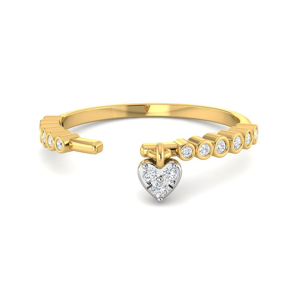 Magnetic Grace 9K Diamond Ring
