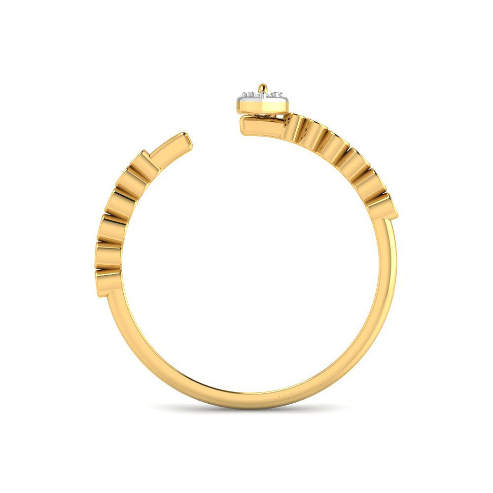Magnetic Grace 9K Diamond Ring