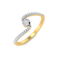 Magnetic Shine 9K Diamond Ring