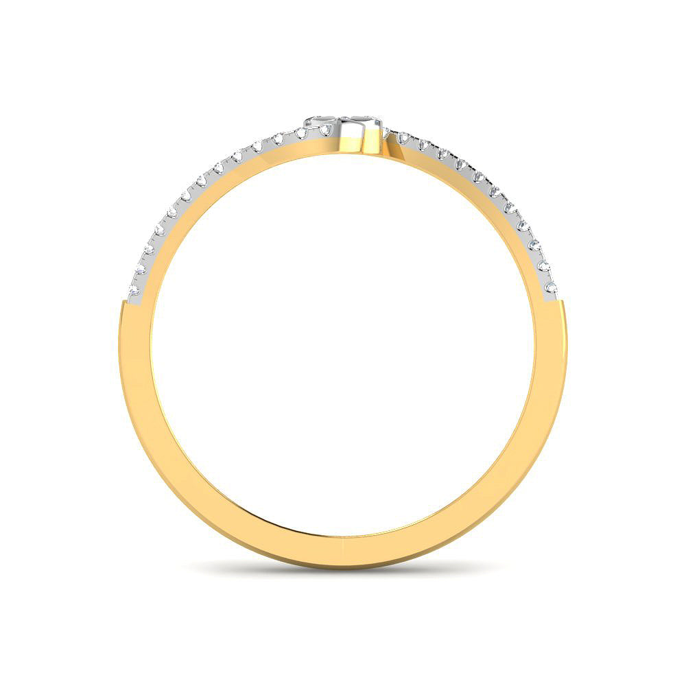 Magnetic Shine 9K Diamond Ring