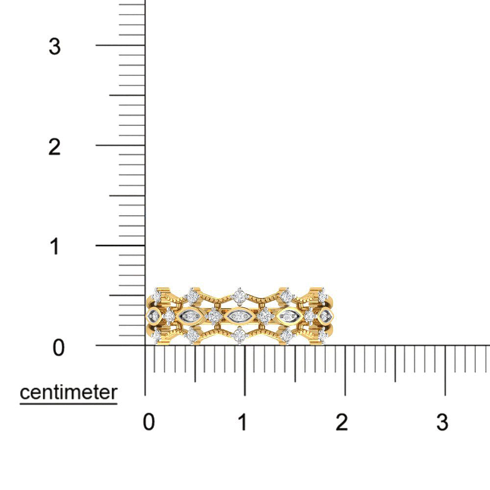9K Imperial Shine Diamond Women Ring