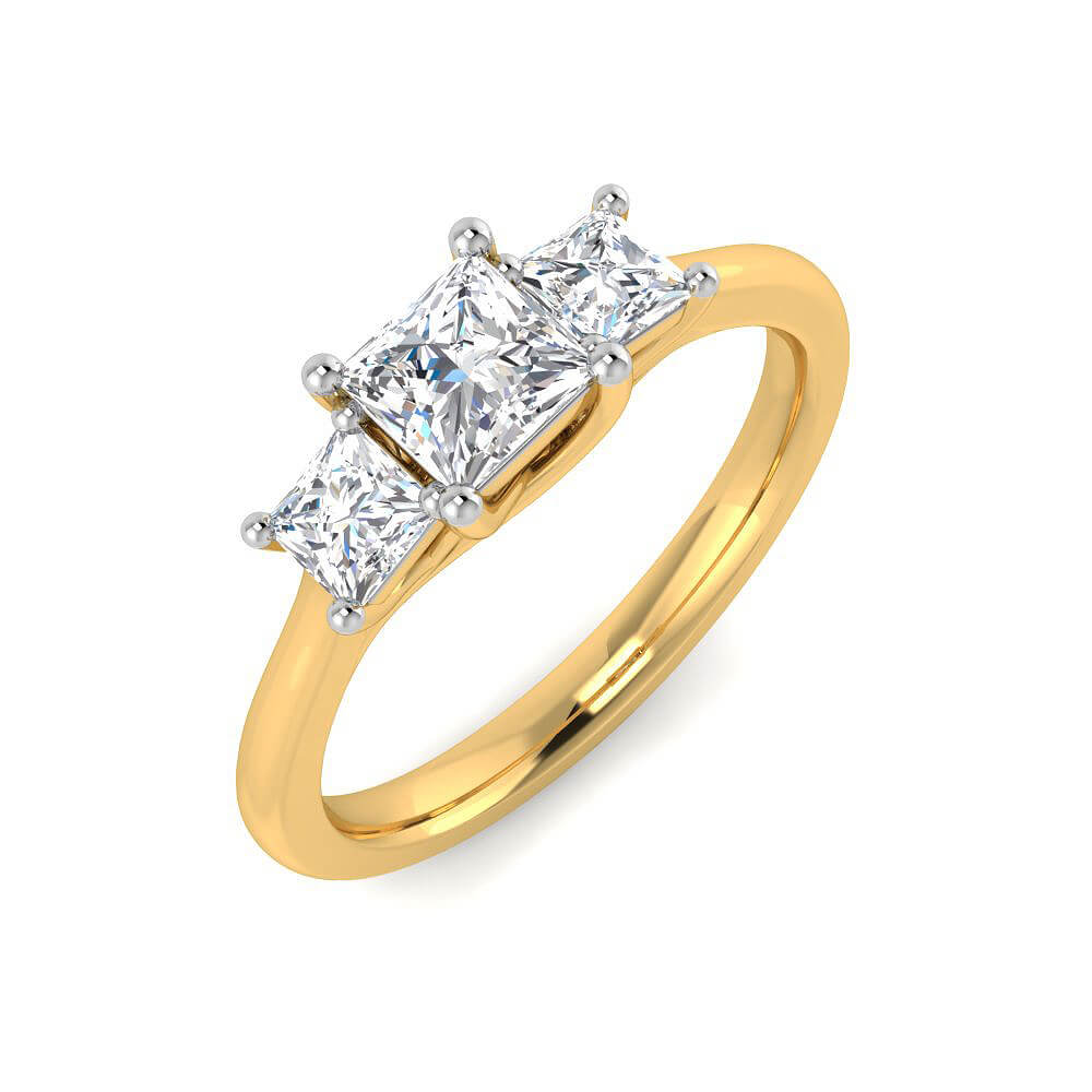 Marvelous Dazzle Lab Grown Silver Ring  for Women