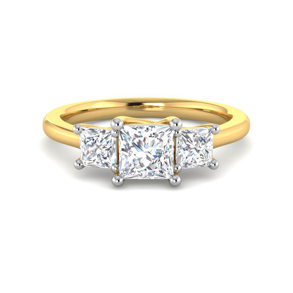 Marvelous Dazzle Lab Grown Silver Ring  for Women