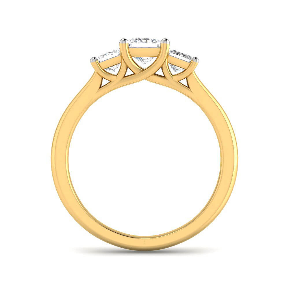 Marvelous Dazzle Lab Grown Silver Ring  for Women