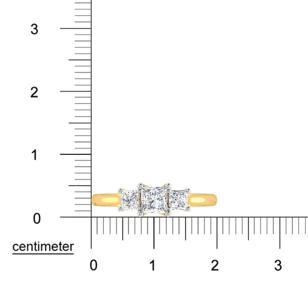 Marvelous Dazzle Lab Grown Silver Ring  for Women