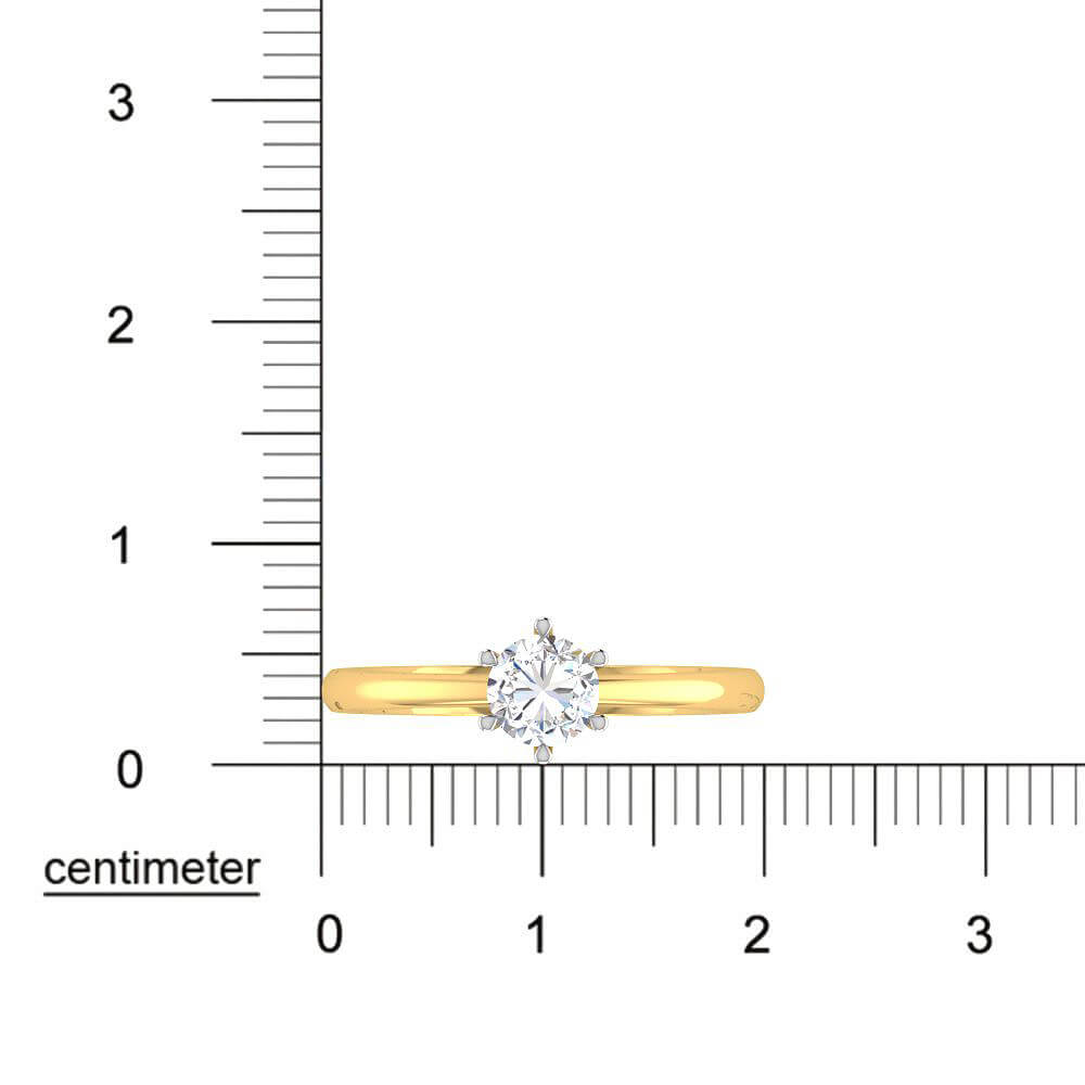 Minimalist Shimmer Lab Grown Silver Diamond Ring For Women
