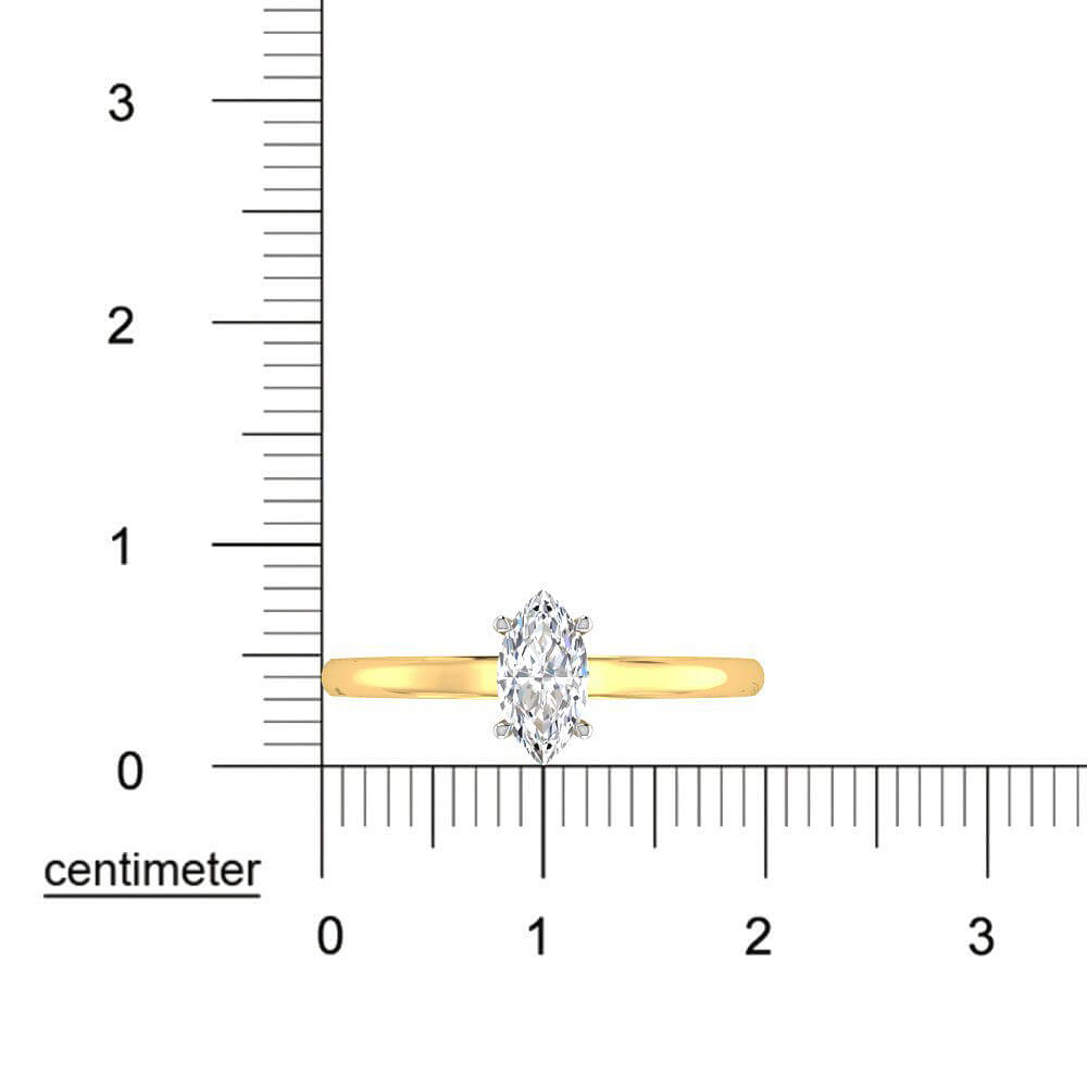 Enticing Radiance Lab Grown Silver Diamond Ring For Women