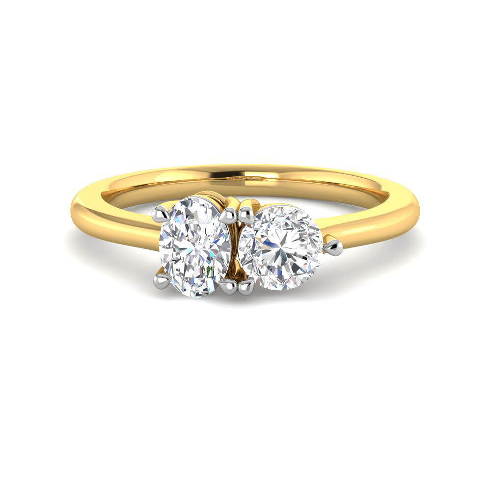 Marvelous Shine Lab Grown Silver Diamond Ring For Women