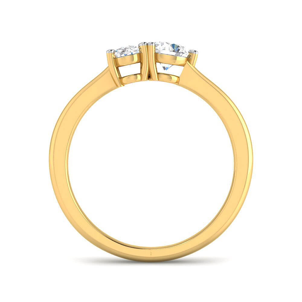 Marvelous Shine Lab Grown Silver Diamond Ring For Women