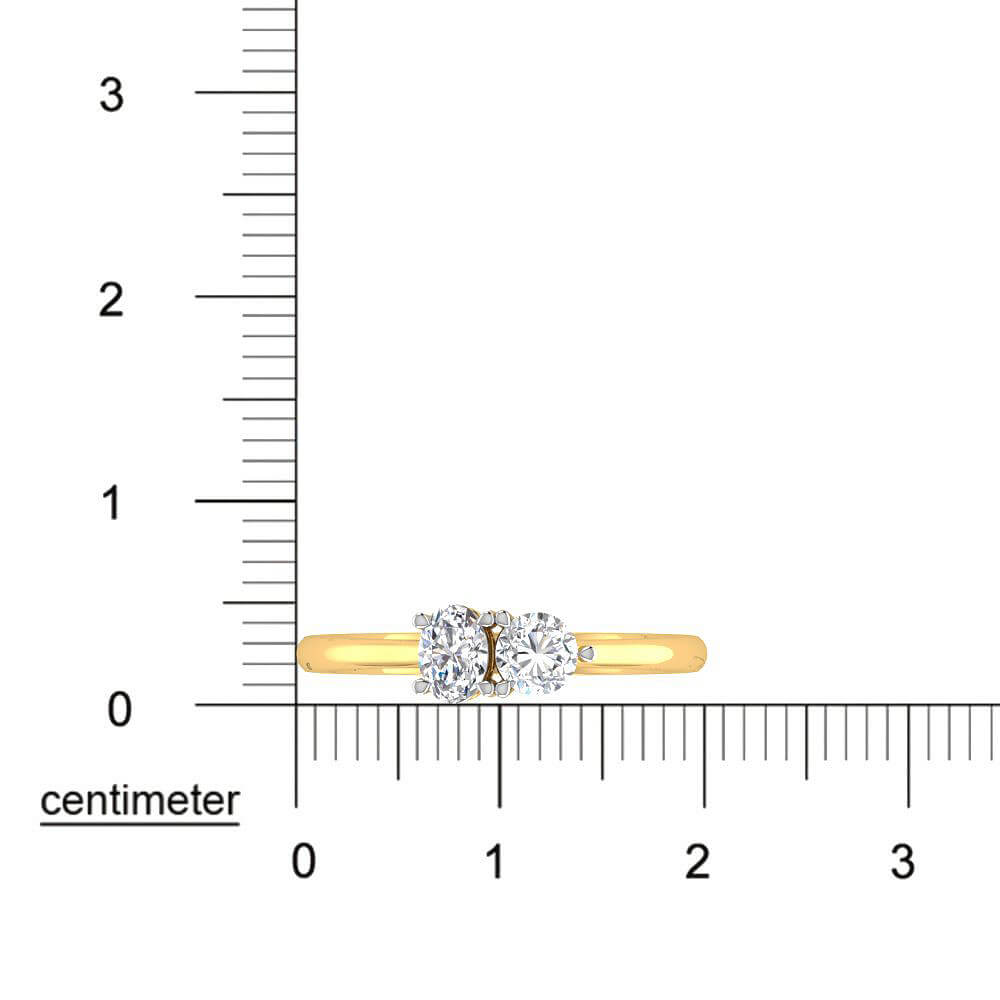Marvelous Shine Lab Grown Silver Diamond Ring For Women