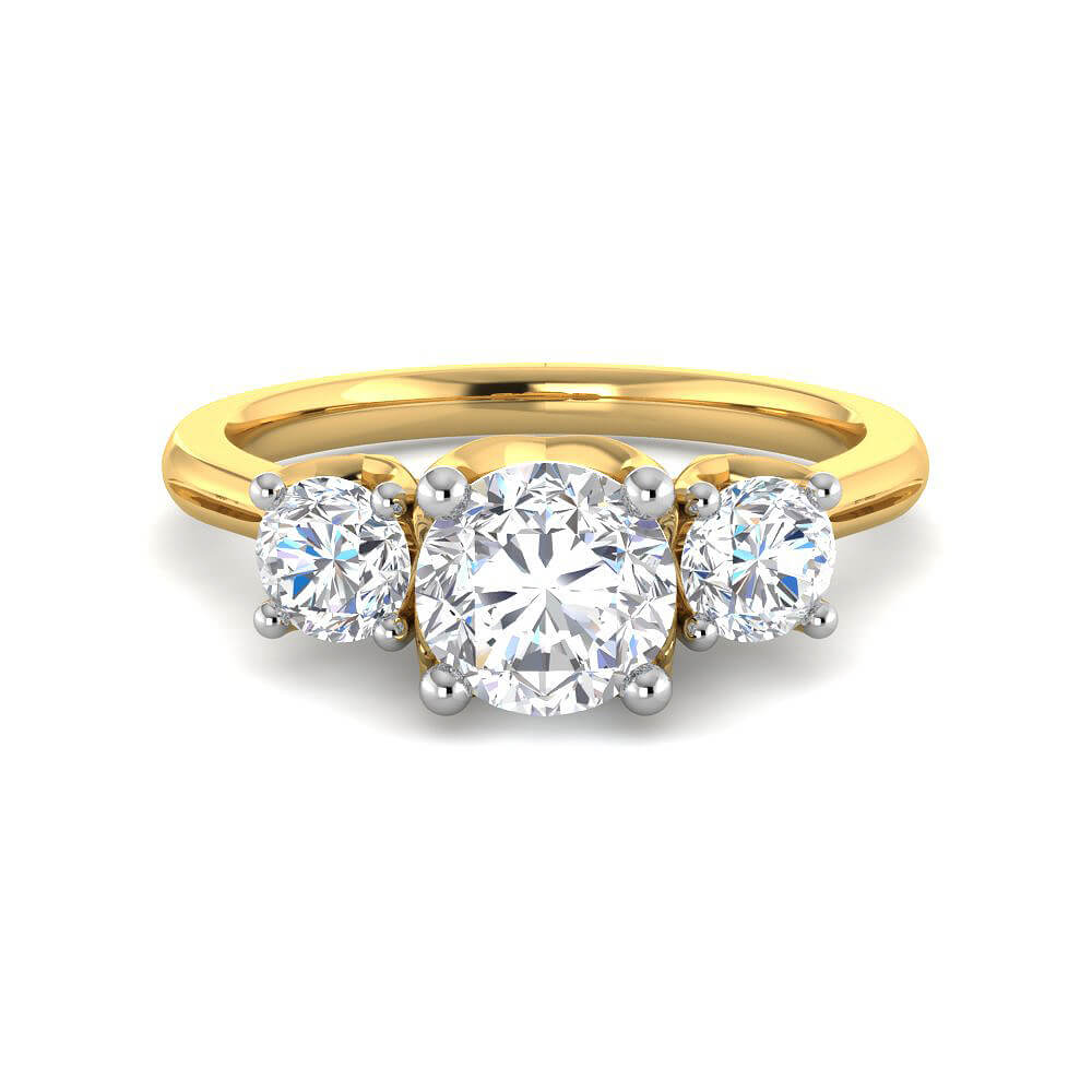 Enchanting Shine  Silver Diamond Ring