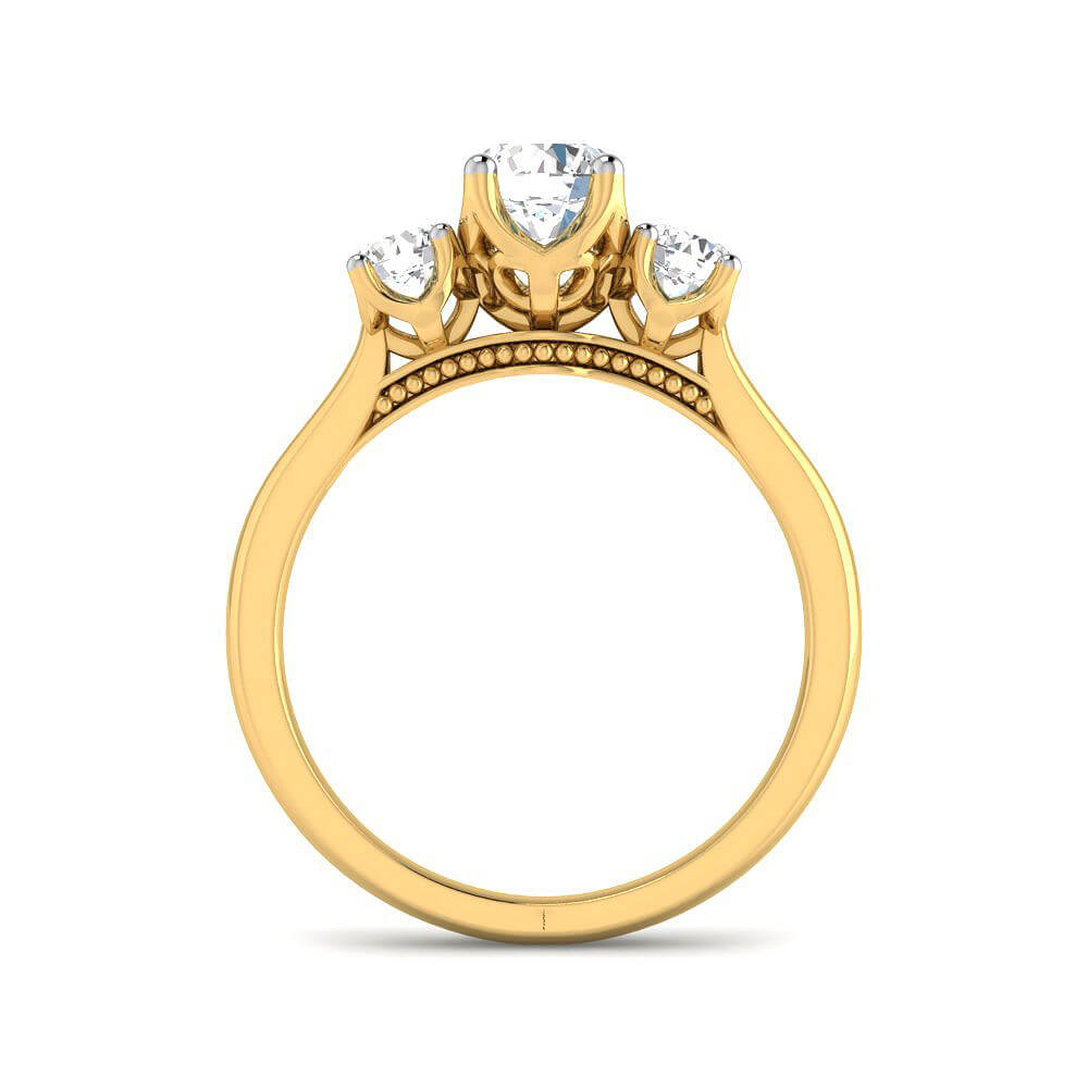 Enchanting Shine  Silver Diamond Ring