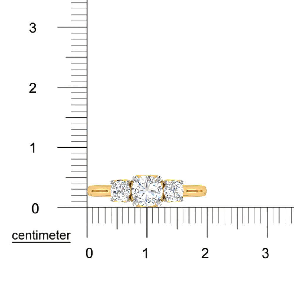 Enchanting Shine  Silver Diamond Ring