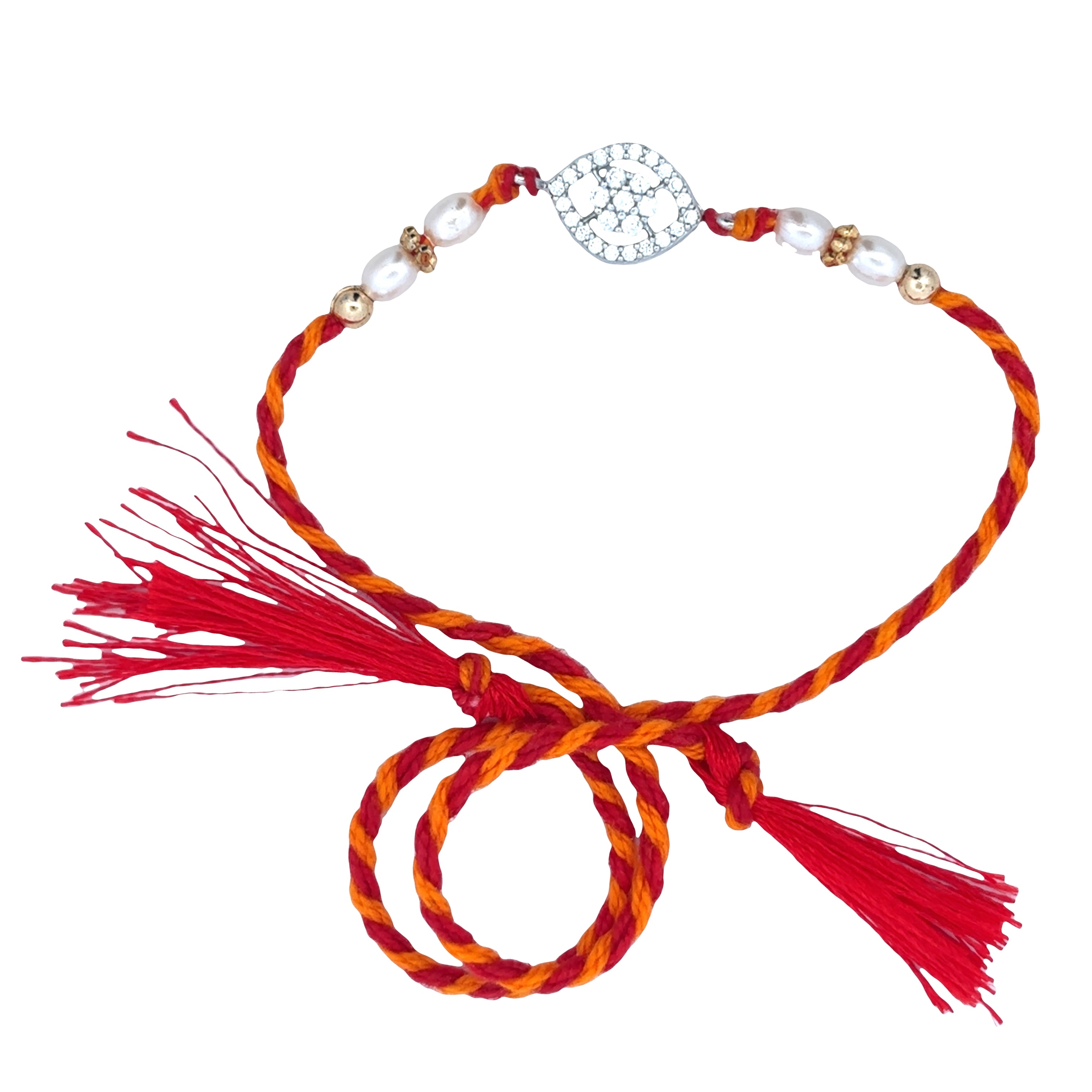 A Knot of Happiness Silver Rakhi