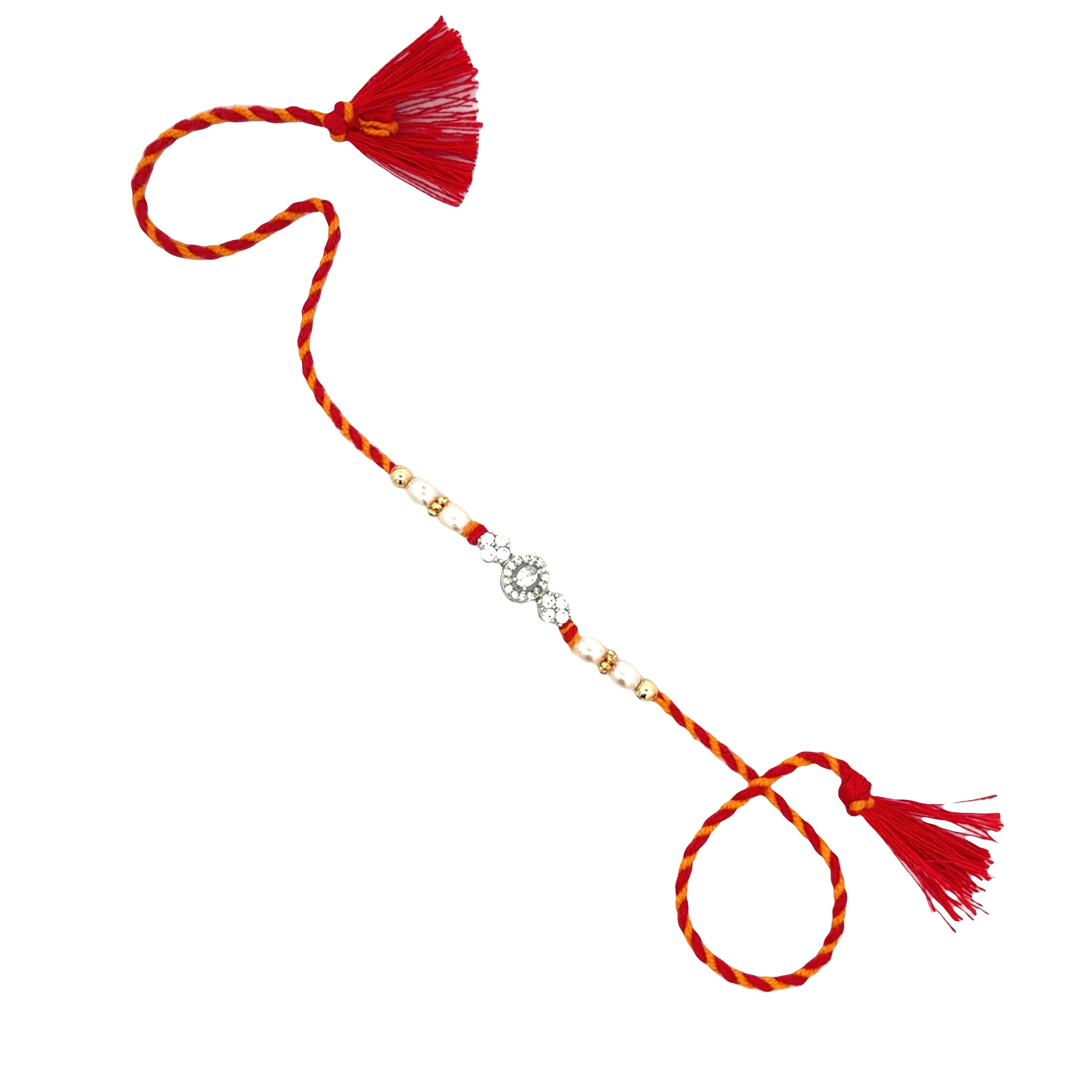 Sibling Goals Silver Rakhi