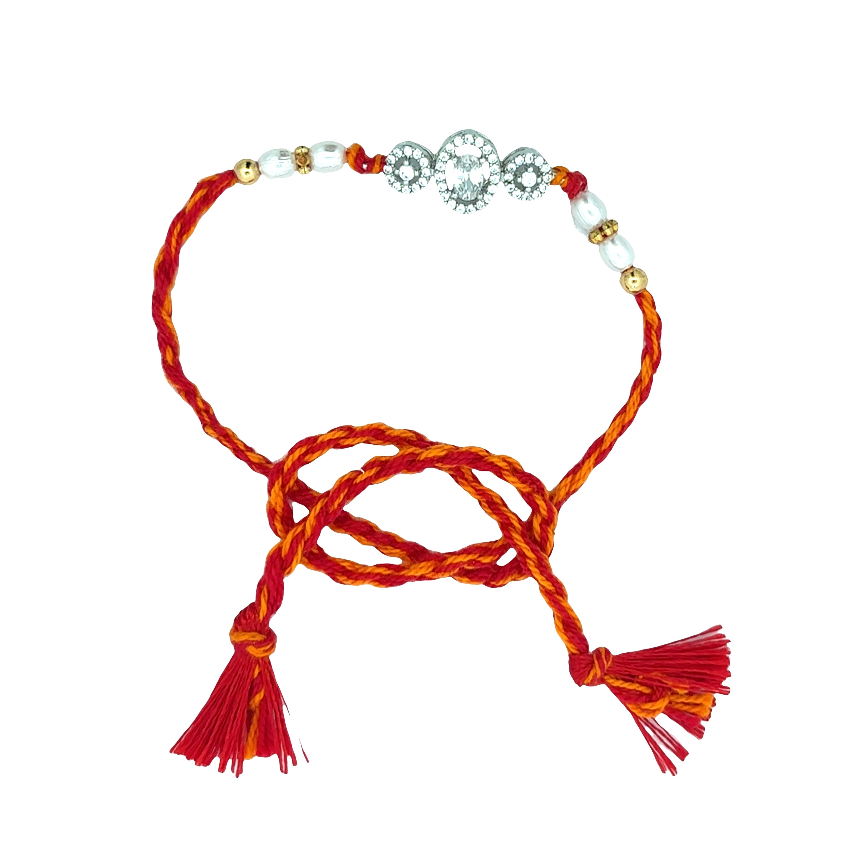 Bond of Blessings Silver Rakhi