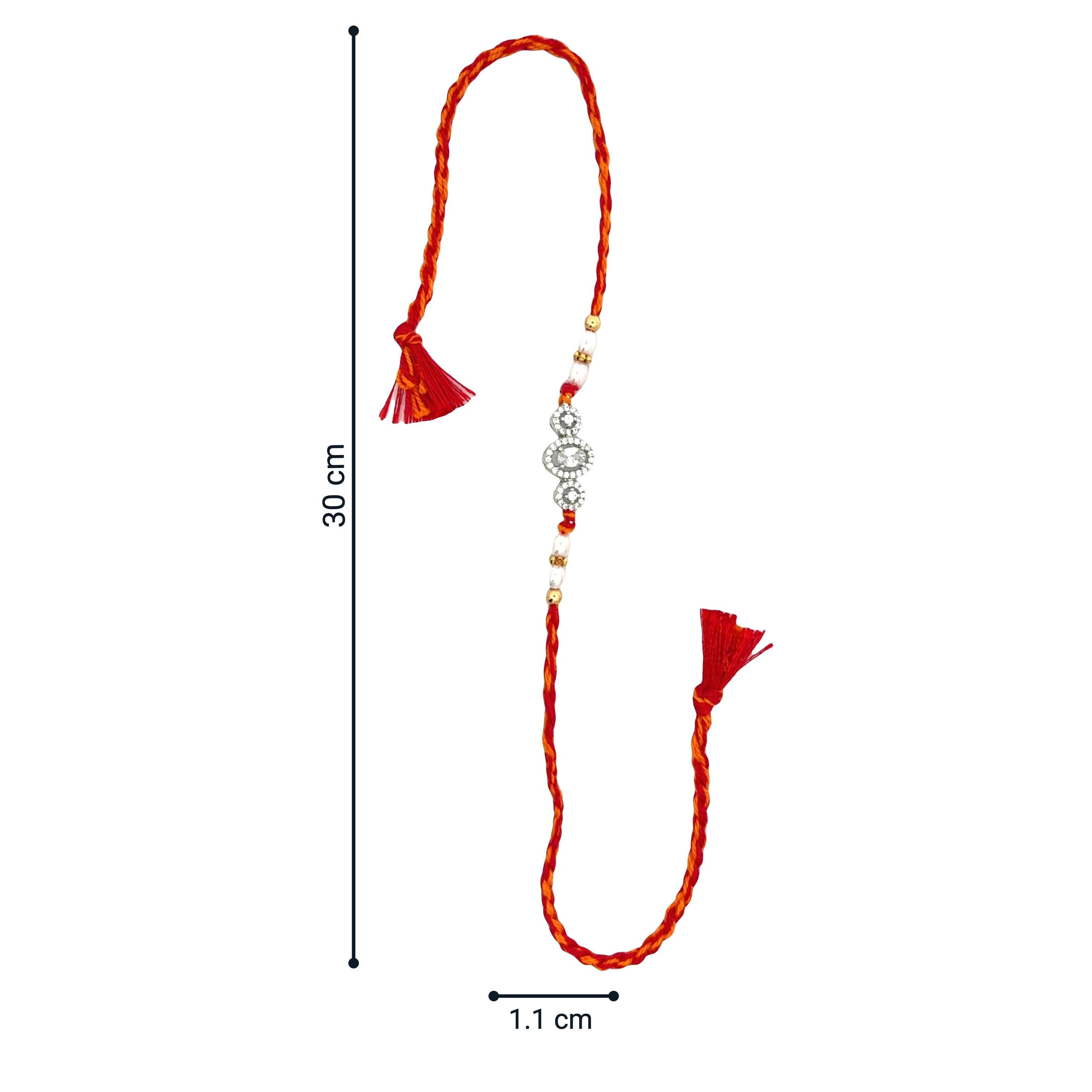 Bond of Blessings Silver Rakhi