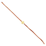 Divine Trishul Silver Rakhi with Spiritual Symbolism