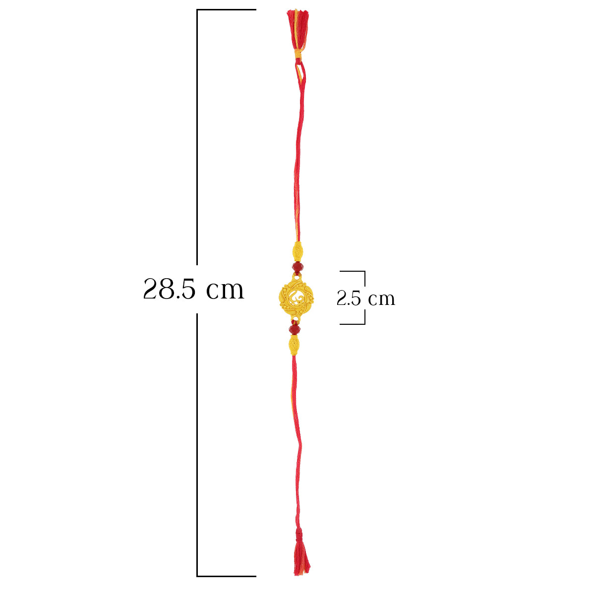 The Divine Thread Silver OM Rakhi