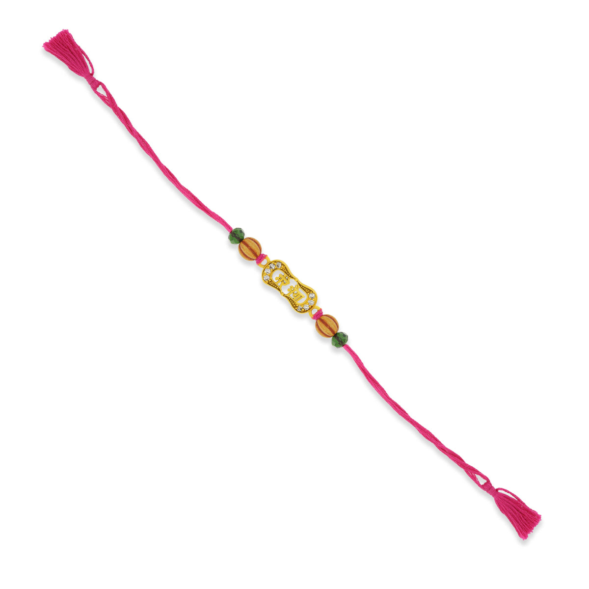 Premium Silver Rakhi Tied with Love for Mere Bhaiyya