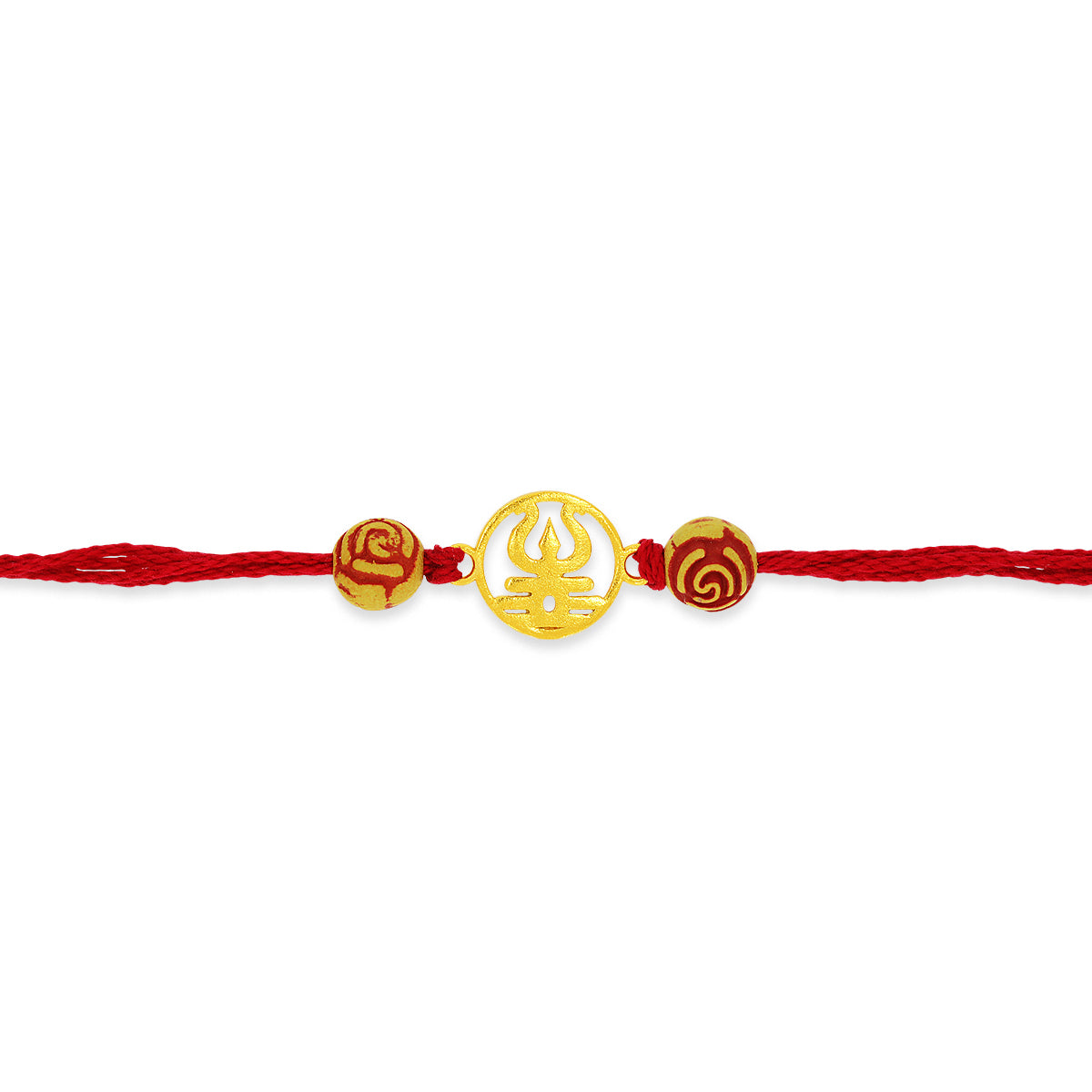 Trishul of Faith Silver Rakhi
