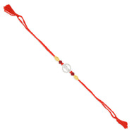A Bond Beyond Words Bhai Name Silver Rakhi