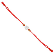 Swastik Symbol Silver Rakhi