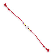 Spiritual Silver Om Rakhi