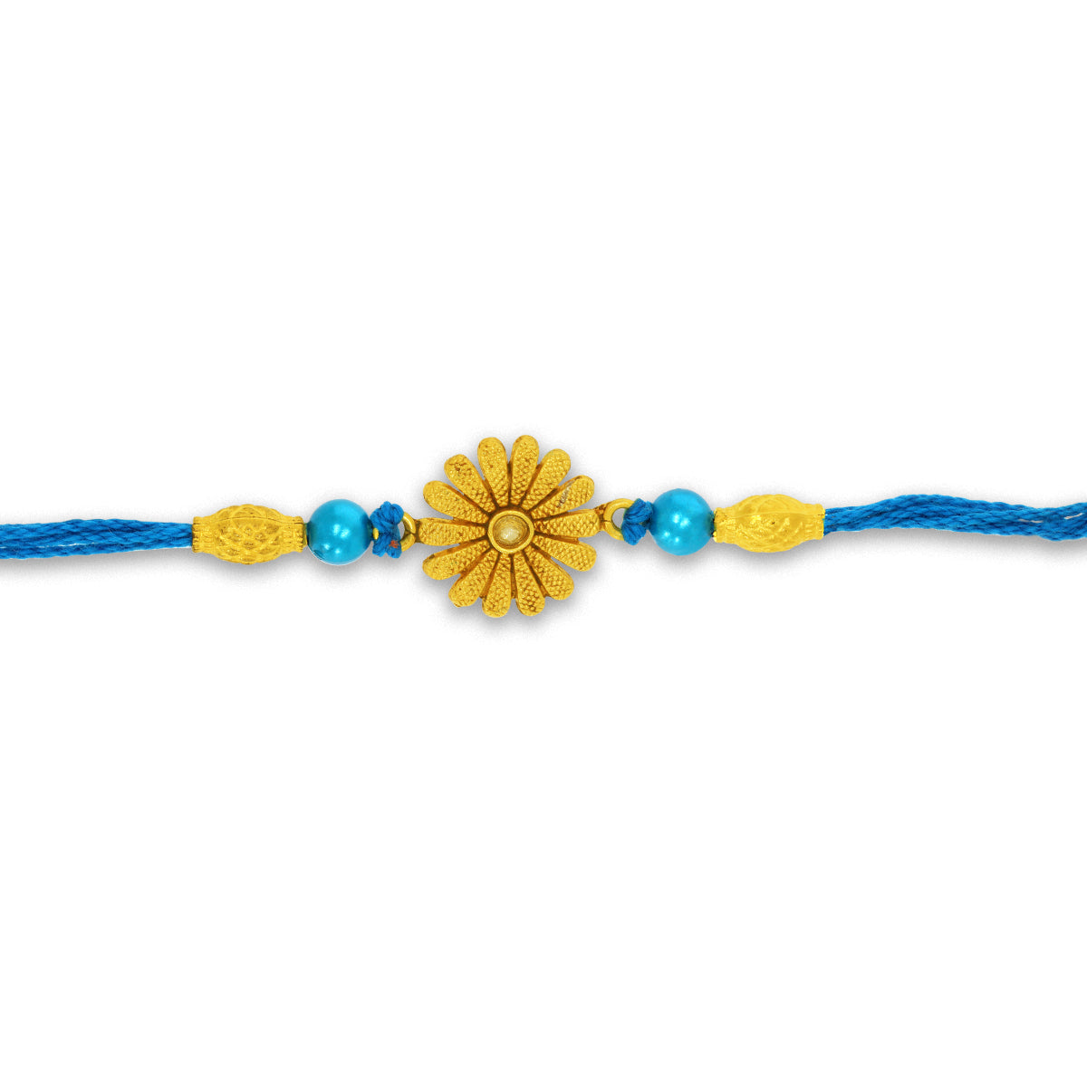 Blue Petal Glow Rakhi