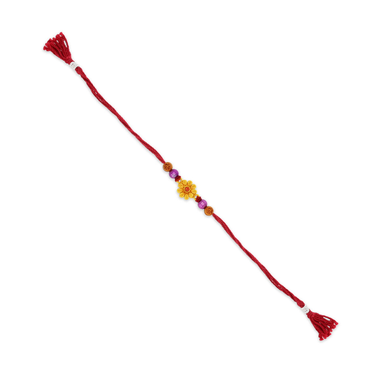 Bloom in Silver Floral Rakhi