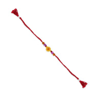 Bloom in Silver Floral Rakhi