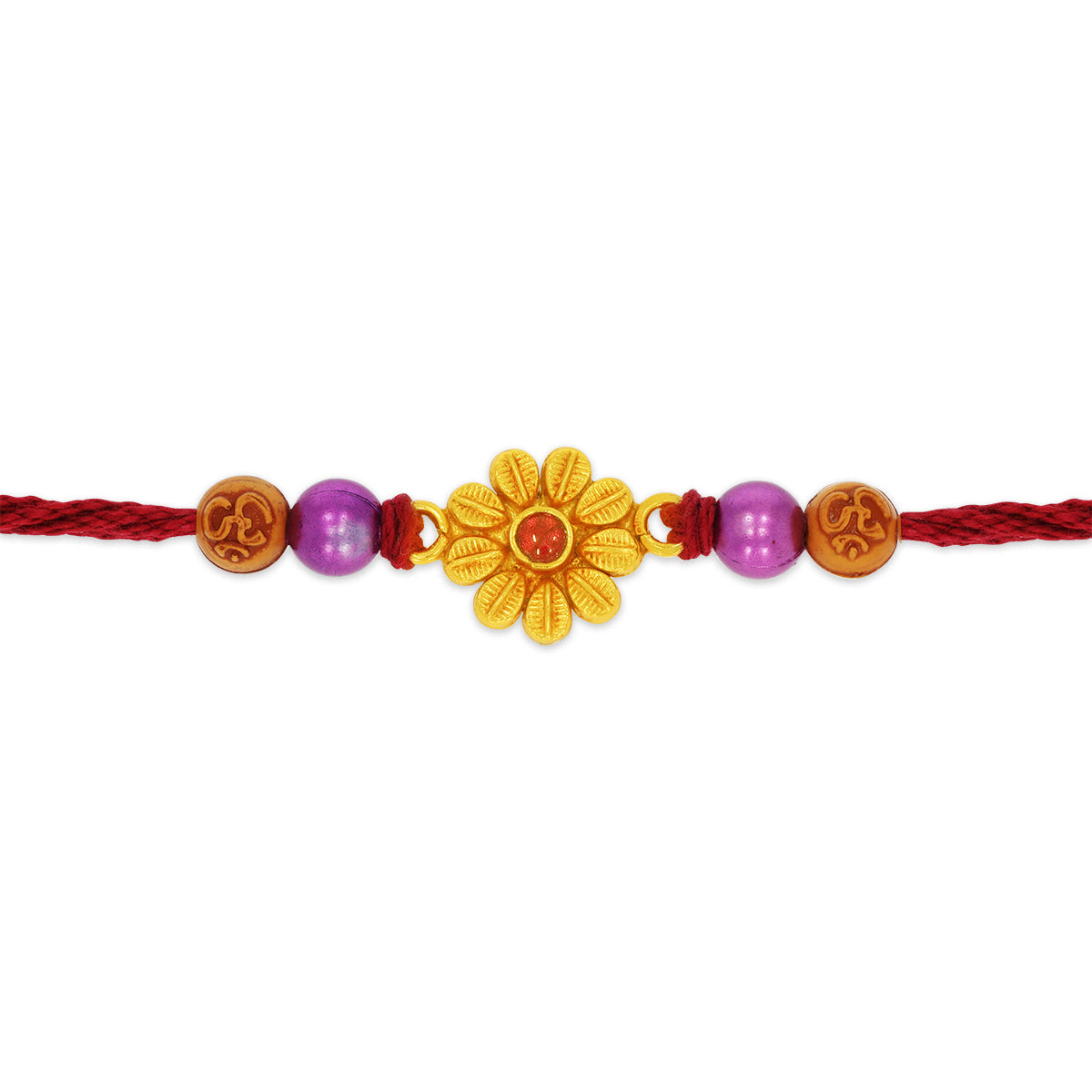 Bloom in Silver Floral Rakhi