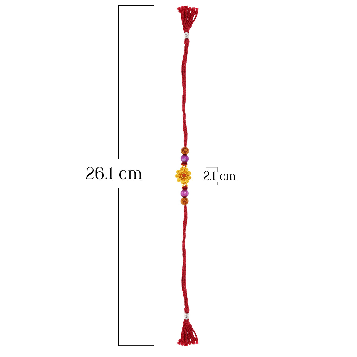 Bloom in Silver Floral Rakhi