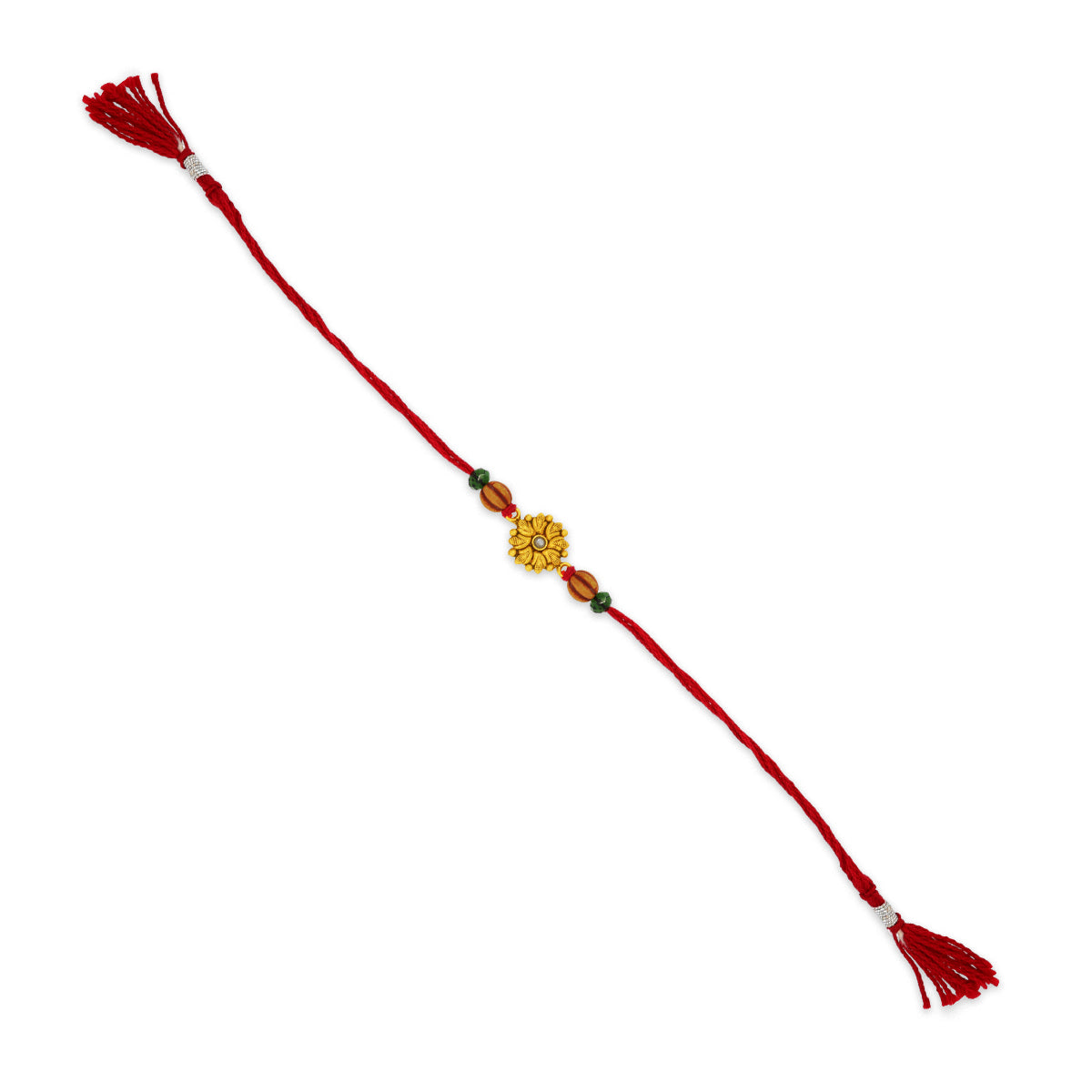 Classic Kundan Floral Rakhi
