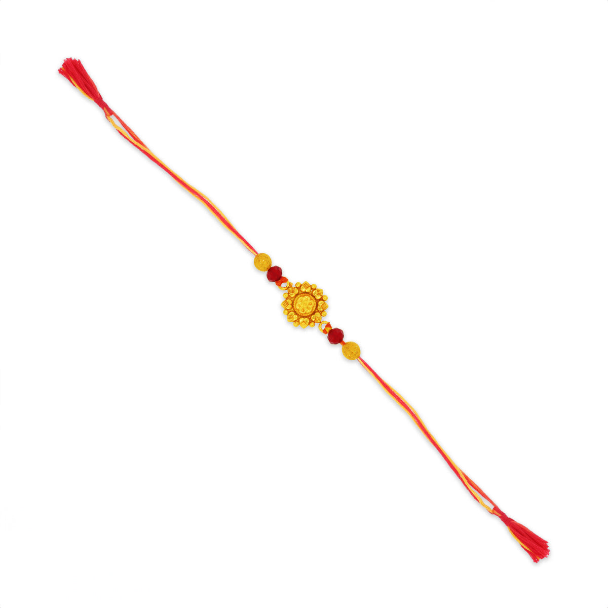 Antique Finish Silver Rakhi