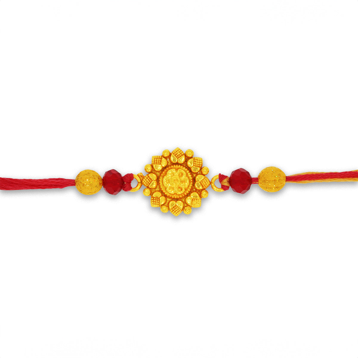 Antique Finish Silver Rakhi