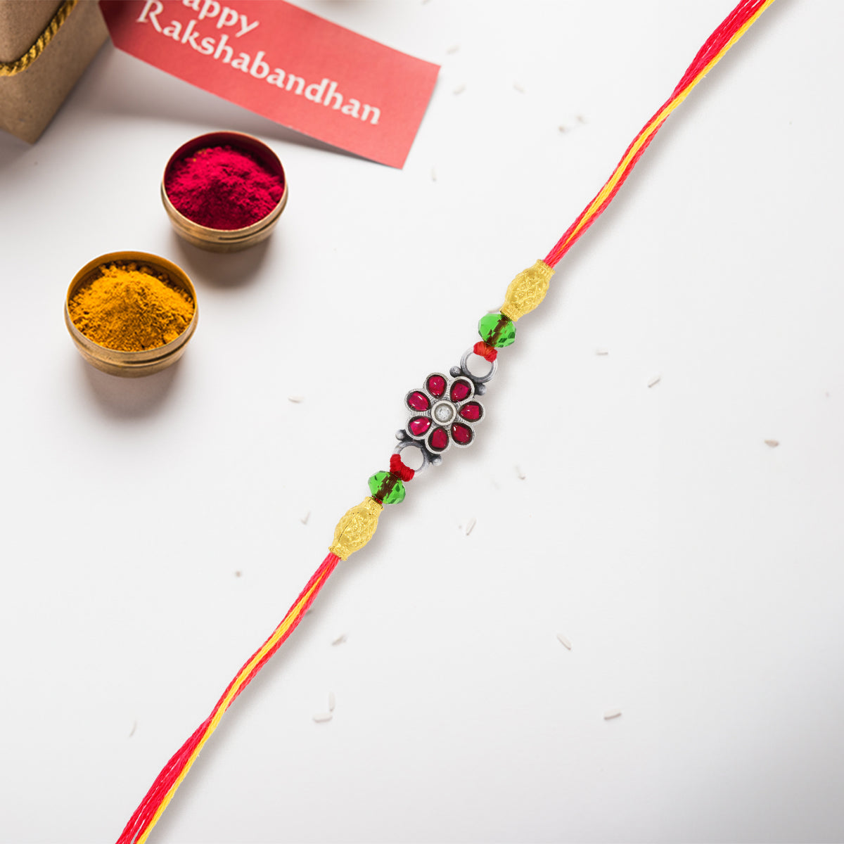 Blush Bloom Floral Rakhi