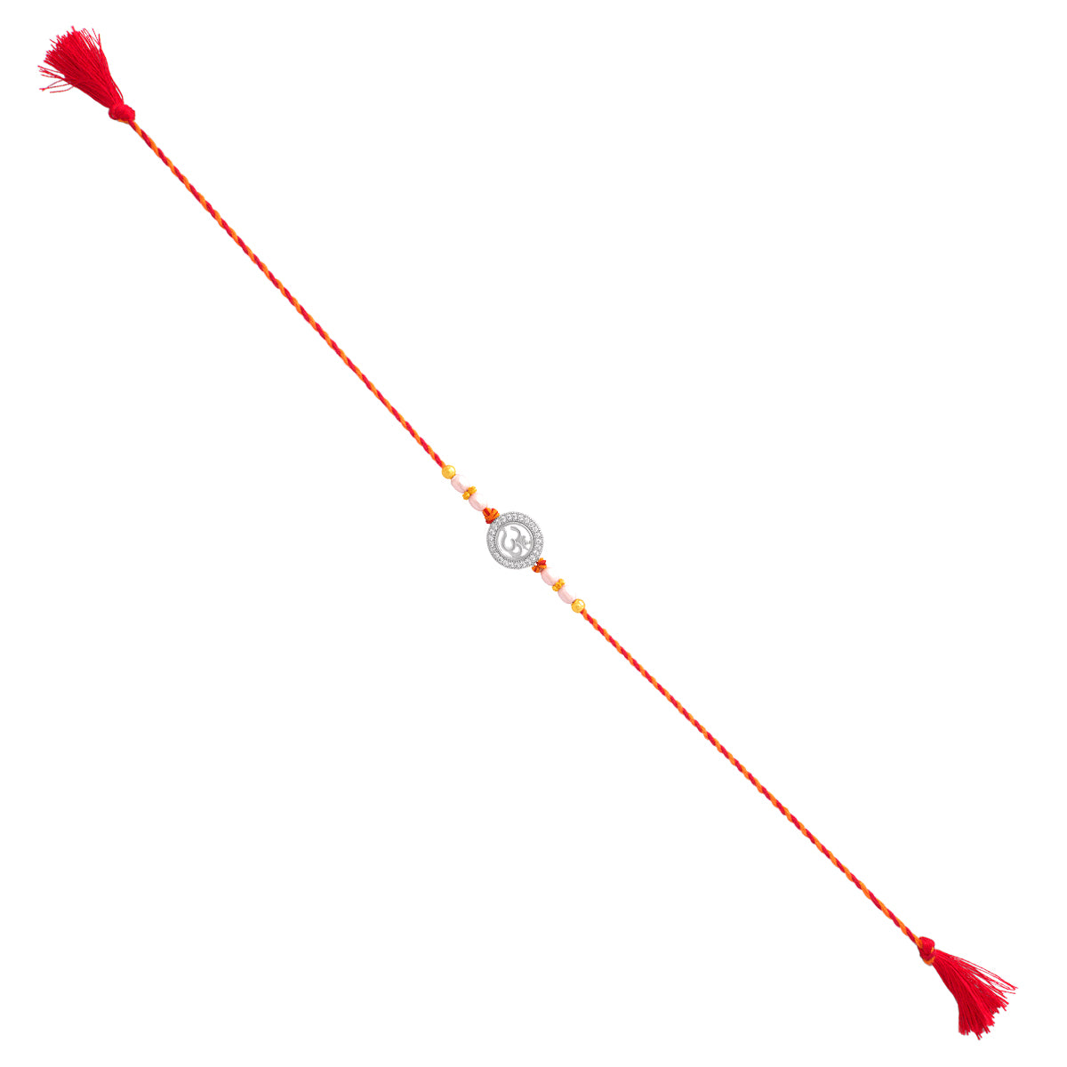 Silver Om Rakhi for Raksha Bandhan
