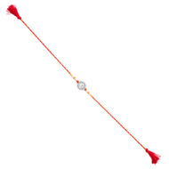 Silver Om Rakhi for Raksha Bandhan